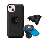 Quad Lock Motorcycle 1" Ball Adaptor Phone Mount Kit with Vibration Dampener and iPhone 13 MAG Case
