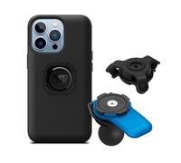 Quad Lock Motorcycle 1" Ball Adaptor Phone Mount Kit with Vibration Dampener and iPhone 13 Pro MAG Case