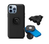 Quad Lock Motorcycle 1" Ball Adaptor Phone Mount Kit with Vibration Dampener and iPhone 13 Pro Max MAG Case