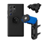 Quad Lock Motorcycle Brake Clutch Phone Mount Kit with Vibration Dampener and Galaxy S24 Ultra MAG Case