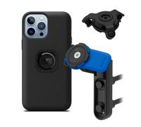 Quad Lock Motorcycle Brake Clutch Phone Mount Kit with Vibration Dampener and iPhone 13 Pro Max MAG Case