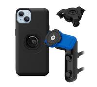 Quad Lock Motorcycle Brake Clutch Phone Mount Kit with Vibration Dampener and iPhone 14 Pro Max MAG Case
