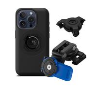 Quad Lock Motorcycle Brake Reservoir Phone Mount Kit with Vibration Dampener and iPhone 15 Pro MAG Case