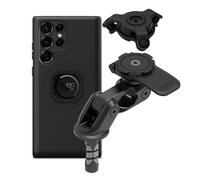 Quad Lock Motorcycle Fork Stem Phone Mount PRO Kit with Vibration Dampener and Galaxy S22 Ultra MAG Case