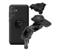 Quad Lock Motorcycle Fork Stem Phone Mount PRO Kit with Vibration Dampener and Galaxy S24+ MAG Case