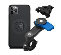 Quad Lock Motorcycle Handlebar Mount Kit with Vibration Dampener and MAG Phone Case for iPhone 11 Pro Max