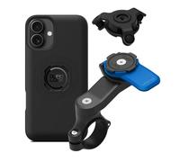 Quad Lock Motorcycle Handlebar Mount Kit with Vibration Dampener and MAG Phone Case for iPhone 16 Plus