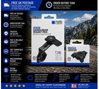 Quad Lock Motorcycle Handlebar Mount PRO (Mount Only) - iPhone Samsung Motorbike