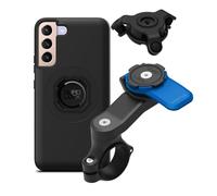 Quad Lock Motorcycle Handlebar Phone Mount Kit with Vibration Dampener and Galaxy S22+ MAG Case