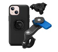 Quad Lock Motorcycle Handlebar Phone Mount Kit with Vibration Dampener and iPhone 13 mini MAG Case