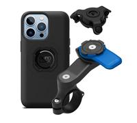 Quad Lock Motorcycle Handlebar Phone Mount Kit with Vibration Dampener and iPhone 13 Pro MAG Case