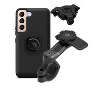 Quad Lock Motorcycle Handlebar Phone Mount PRO Kit with Vibration Dampener and Galaxy S22 MAG Case