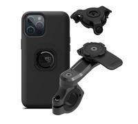 Quad Lock Motorcycle Handlebar Phone Mount PRO Kit with Vibration Dampener and iPhone 12 Pro Max MAG Case