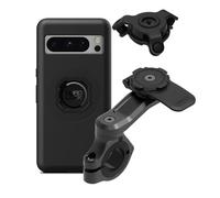 Quad Lock Motorcycle Handlebar Phone Mount PRO Kit with Vibration Dampener and Pixel 8 Pro MAG Case