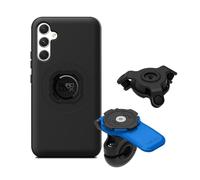 Quad Lock Motorcycle Mirror Phone Mount Kit with Vibration Dampener and Galaxy A34 MAG Case