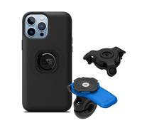 Quad Lock Motorcycle Mirror Phone Mount Kit with Vibration Dampener and iPhone 13 Pro Max MAG Case