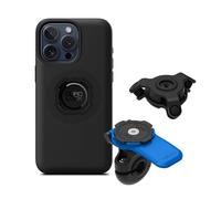 Quad Lock Motorcycle Mirror Phone Mount Kit with Vibration Dampener and iPhone 15 Pro Max MAG Case