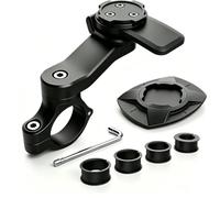 Quad Lock Phone Mount for Bicycle Motorcycle,Black Road Mountain Bike Holde | Waterproof Abs Quadlock Motorbike Mount,360° Rotating Scooter Phone Holder 11.94 ～ 18.80 cm Cycle Accessories