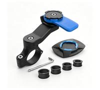 Quad Lock Phone Mount for Bicycle Motorcycle,Road Mountain Bike Holder blue | Waterproof Abs Quadlock Motorbike Mount,360° Rotating Scooter Phone Holder 11.94 ～ 18.80 cm Cycle Accessories