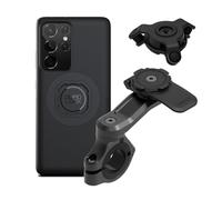 Quad Lock PRO Motorcycle Handlebar Mount Kit with Vibration Damper and MAG Phone Case for Galaxy S21 Ultra