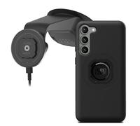 Quad Lock Windscreen/Dashboard Suction (V6) Car Phone Mount with MAG Phone Case and MAG Wireless Charging Head for Galaxy S23+