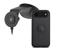 Quad Lock Windscreen/Dashboard Suction (V6) Car Phone Mount with MAG Phone Case and MAG Wireless Charging Head for iPhone 17 Air