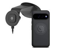 Quad Lock Windscreen/Dashboard Suction (V6) Car Phone Mount with MAG Phone Case and MAG Wireless Charging Head for Pixel 11 Pro XL