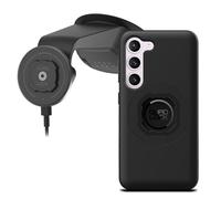 Quad Lock Windscreen/Dashboard Suction (V6) Car Phone Mount with MAG Phone Case and MAG Wireless Charging Head for Galaxy S23