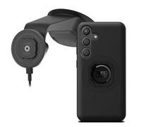 Quad Lock Windscreen/Dashboard Suction (V6) Car Phone Mount with MAG Phone Case and MAG Wireless Charging Head for Galaxy S24
