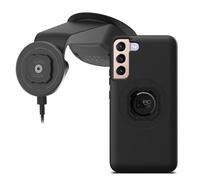 Quad Lock Windscreen/Dashboard Suction (V6) Car Phone Mount with MAG Phone Case and MAG Wireless Charging Head for Galaxy S21
