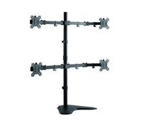 Quad Monitor Stand - 4 Computer Screen for 13-32 Inch Display TVs