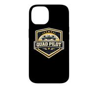 Quad Pilot FPV Drone Racing Vintage Badge Military Gift Case for iPhone 14