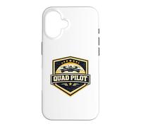 Quad Pilot FPV Drone Racing Vintage Badge Military Gift Case for iPhone 16