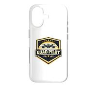 Quad Pilot FPV Drone Racing Vintage Badge Military Gift Case for iPhone 17