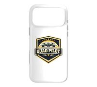 Quad Pilot FPV Drone Racing Vintage Badge Military Gift Case for iPhone 17 Pro Max