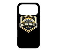Quad Pilot FPV Drone Racing Vintage Badge Military Gift Case for iPhone 17 Pro Max