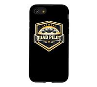 Quad Pilot FPV Drone Racing Vintage Badge Military Gift Case for iPhone SE (2020) / 7/8