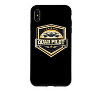 Quad Pilot FPV Drone Racing Vintage Badge Military Gift Case for iPhone XS Max