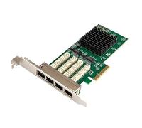 Quad Port Copper Gigabit Ethernet PCI-e x4 Bypass Server Adapter Intel i350-am2 Based