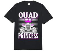 Quad Princess ATV Riding Girls Muddy Four Wheeling Off Road Comfort Colors Adult Heavyweight T-Shirt