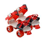 Quad Roller Shoes - Easy to install extension system, smooth 4 wheels line configuration to learn balance and ride with confidence, great skates