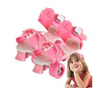 Quad Roller Skates - Quad Roller Shoes | Adjustable Roller Skates with 4 Wheels and Double Design, No Need to Take Off Your Shoes, Retro Quad Skates for Recreation Activities All
