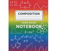Quad-Ruled Graph Paper Notebook (8.5" x 11", 5x5 Grid, 160 Pages): Math & Science Composition Notebook for Students, Teachers, and Engineers
