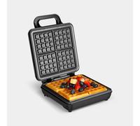 VonShef Waffle Maker, Large Quad Belgian Sweet & Savoury Cooker Easy Clean Non-Stick Coated Plates, Cool Touch Handles & Automatic Temperature Co