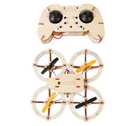 Quadcopter Structure Learning Project with Wooden Assembly Build