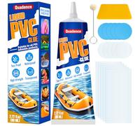 Quadence Hot Tub Repair Kit, Heavy Duty Bouncy Castle Repair Kit Vinyl Repair Kit PVC Glue for Air Mattress, Air Bed, Bounce House, PVC Boat, Hot Tubs, Inflatable Spas, Tent, Swimming Ring (80ml)