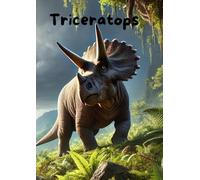 Quaderno a quadretti con dinosauri " Triceratopo ": Quaderno in formato A4 5mm 100 pagine per le scuole 4a e 5a elementare, scuola media e superiori: Quaderno a quadretti con la fantasia di dinosauri
