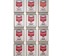 Quaderno a righe Andy Warhol Campbell’s Soup Cans 5mm appunti A5 tascabile scrivere colorare università entrate uscite ricette business password italiano A4
