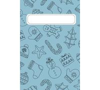 Quaderno azzurro per appunti di Natale: Bullet Journal A5 per tenere un diario, disegnare schizzi creativi e utile idea regalo