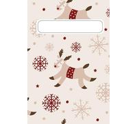 Quaderno di Natale con renne saltellanti: Bullet Journal A5 per tenere un diario, disegnare schizzi creativi e utile idea regalo